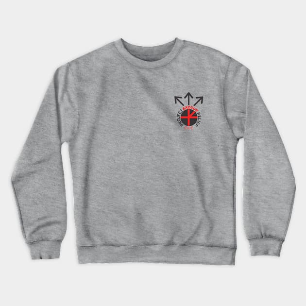PER 26 (small logo) Crewneck Sweatshirt by Pro Exodus Relief 